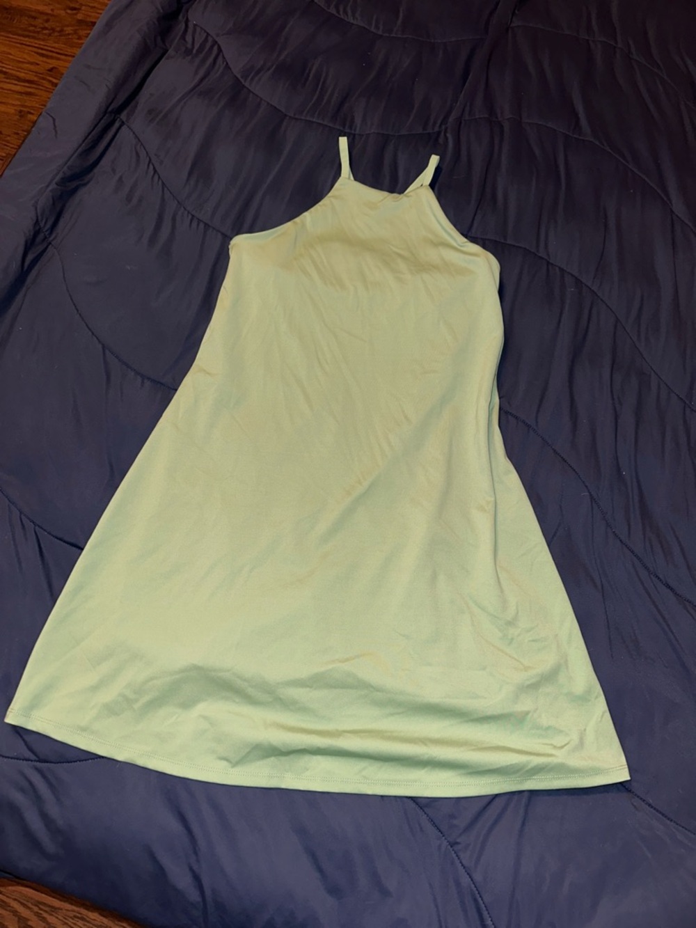 Light Green Spaghetti Strap athletic dress